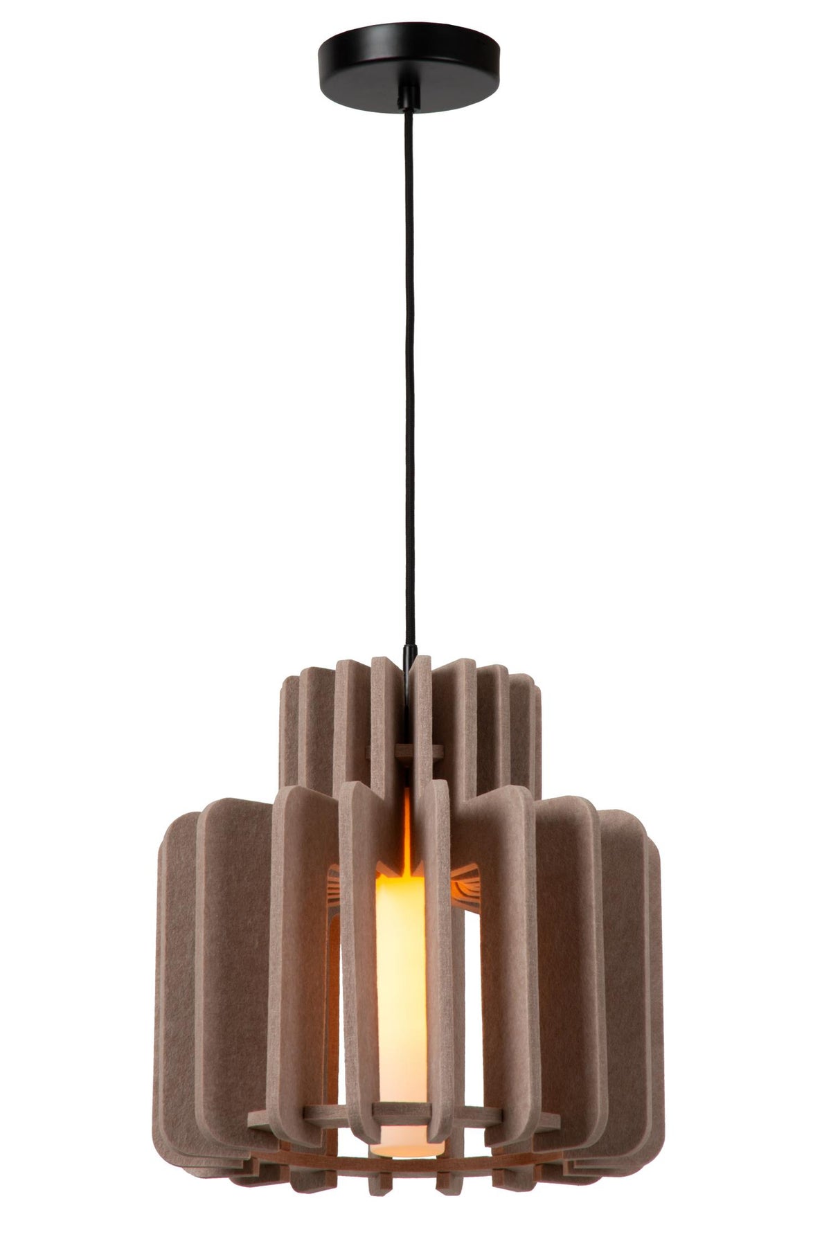 Lucide ROLLO hanglamp E27, taupe