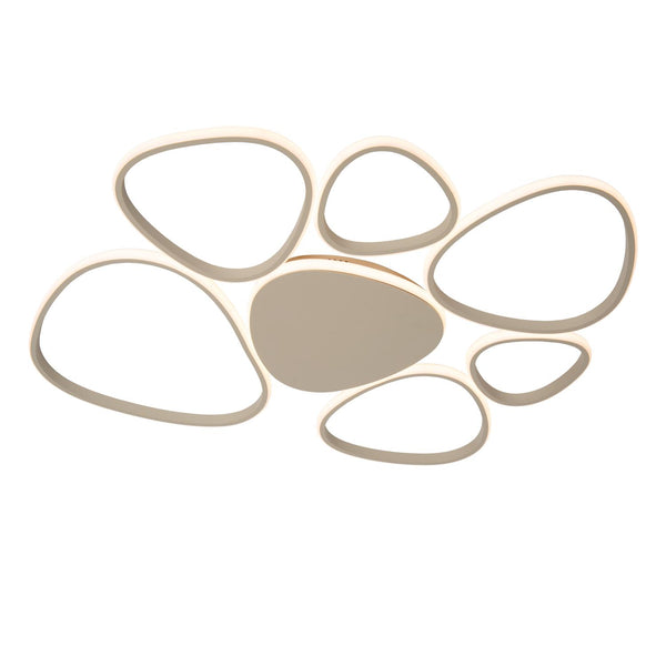 Lucide SAMLING dimbare LED-plafondlamp 72 W, 2700–4000 K, taupe