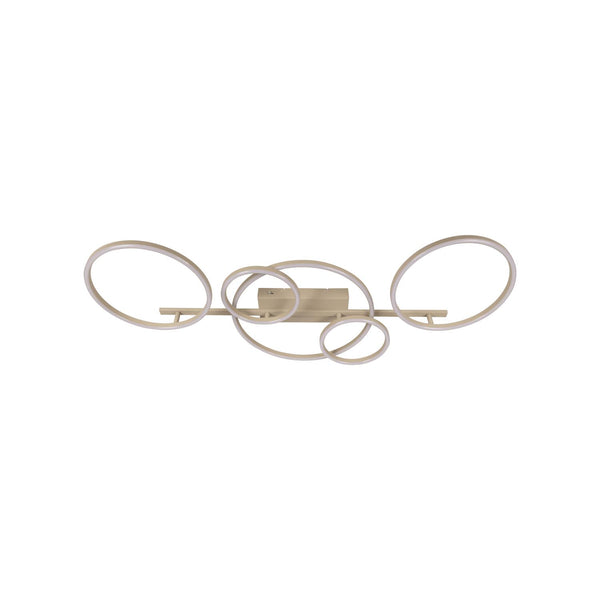Lucide NICOLA LED-plafondlamp 37 W, 2700–4000 K, taupe