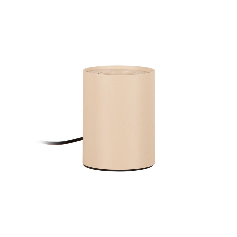 Lucide TUBE dimbare LED-tafellamp met 3 dimstanden, Ø 9,6 cm, 5 W, taupe