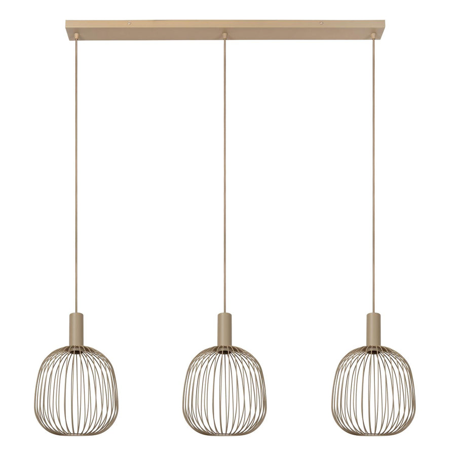 Lucide ESTEREL hanglamp 3 × GU10, taupe