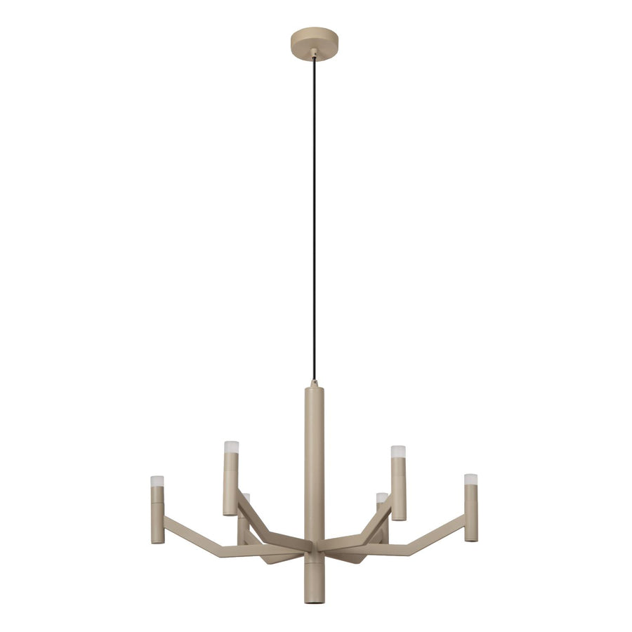 Lucide WELLINGTON dimbare LED-hanglamp Ø 60 cm, taupe