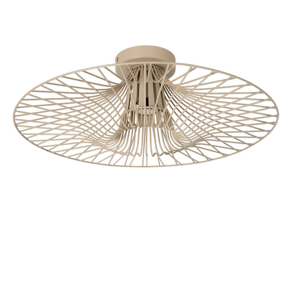 Lucide ELLIS plafondlamp Ø 50 cm, E27, taupe