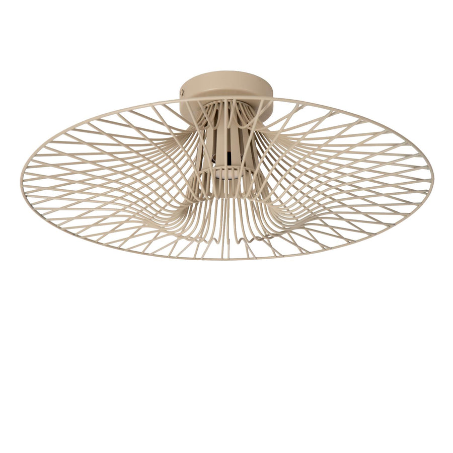 Lucide ELLIS plafondlamp Ø 50 cm, E27, taupe