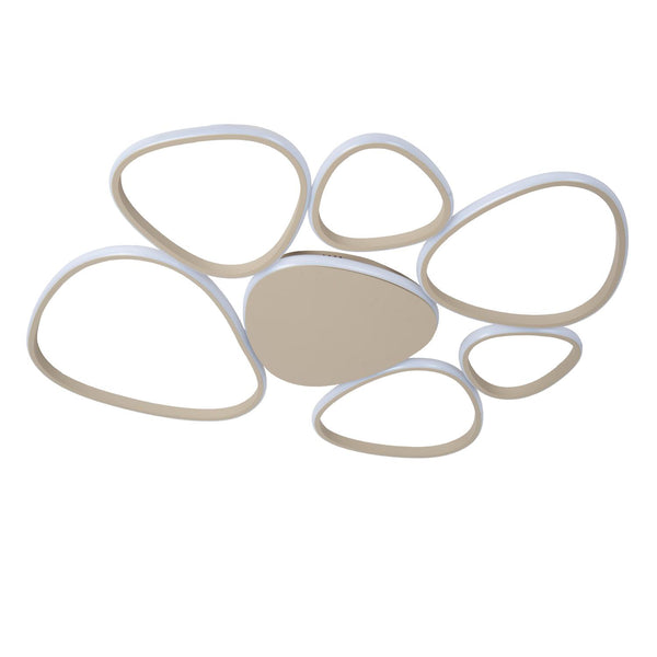Lucide SAMLING dimbare LED-plafondlamp 72 W, 2700–4000 K, taupe