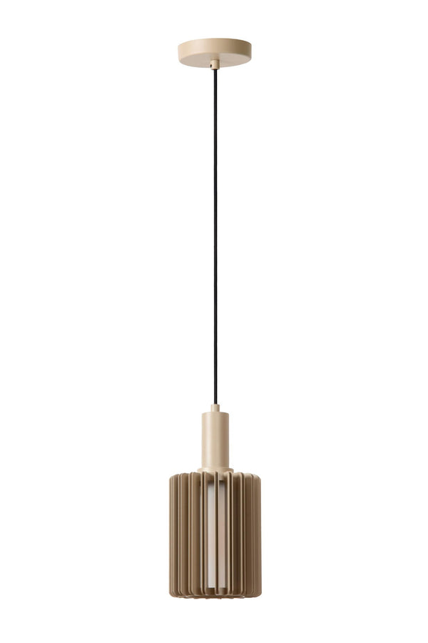 Lucide LAMBRES hanglamp Ø 15 cm, E27, taupe