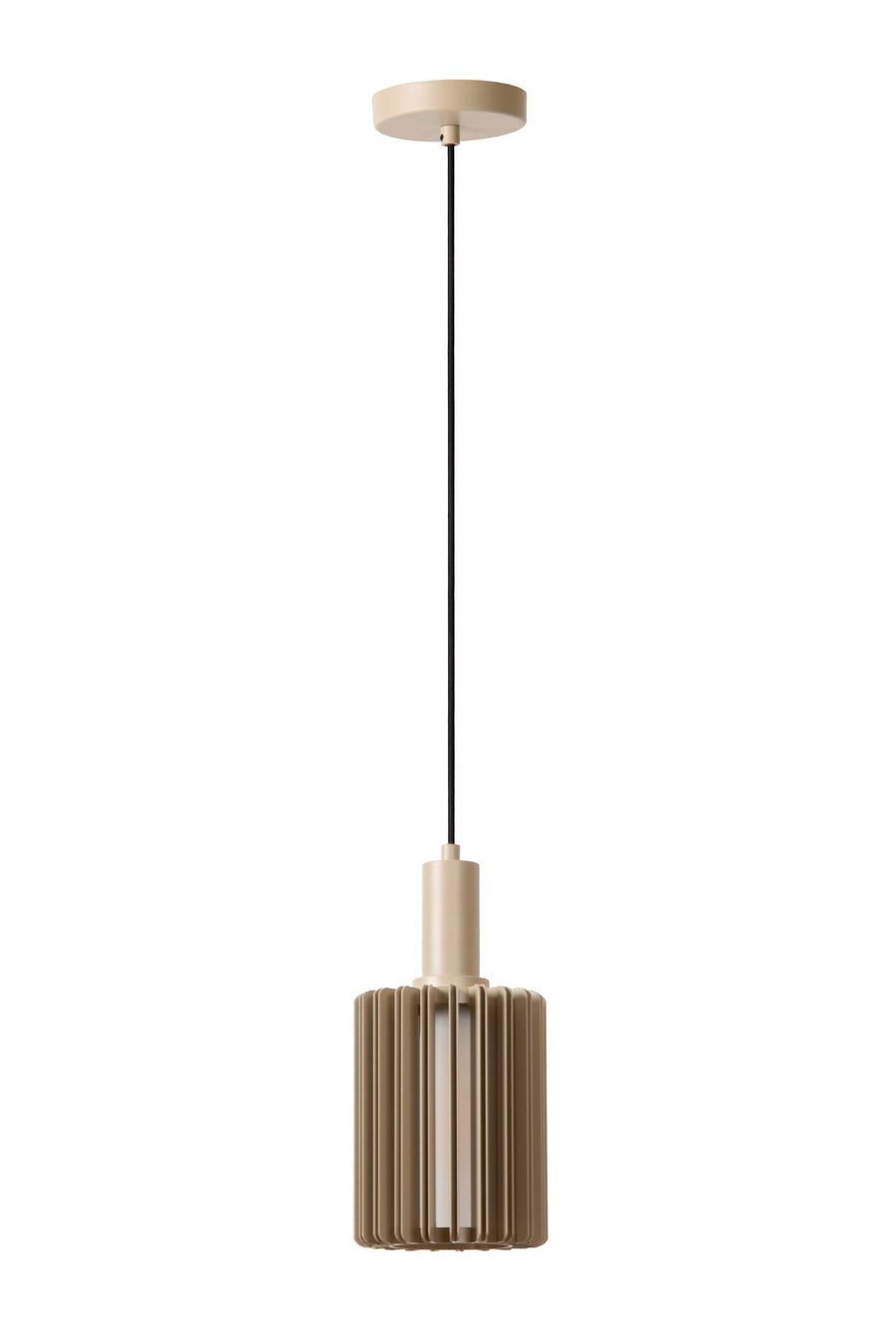 Lucide LAMBRES hanglamp Ø 15 cm, E27, taupe