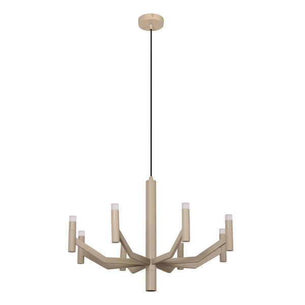 Lucide WELLINGTON dimbare LED-hanglamp Ø 80 cm, taupe