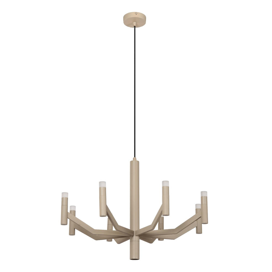 Lucide WELLINGTON dimbare LED-hanglamp Ø 80 cm, taupe
