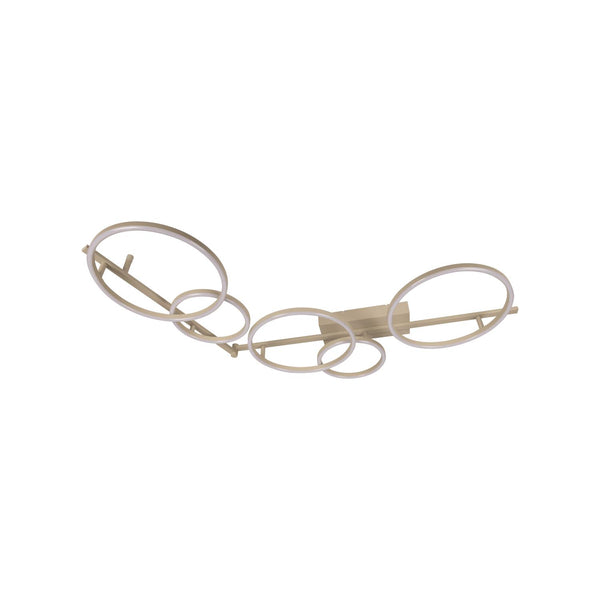 Lucide NICOLA LED-plafondlamp 37 W, 2700–4000 K, taupe