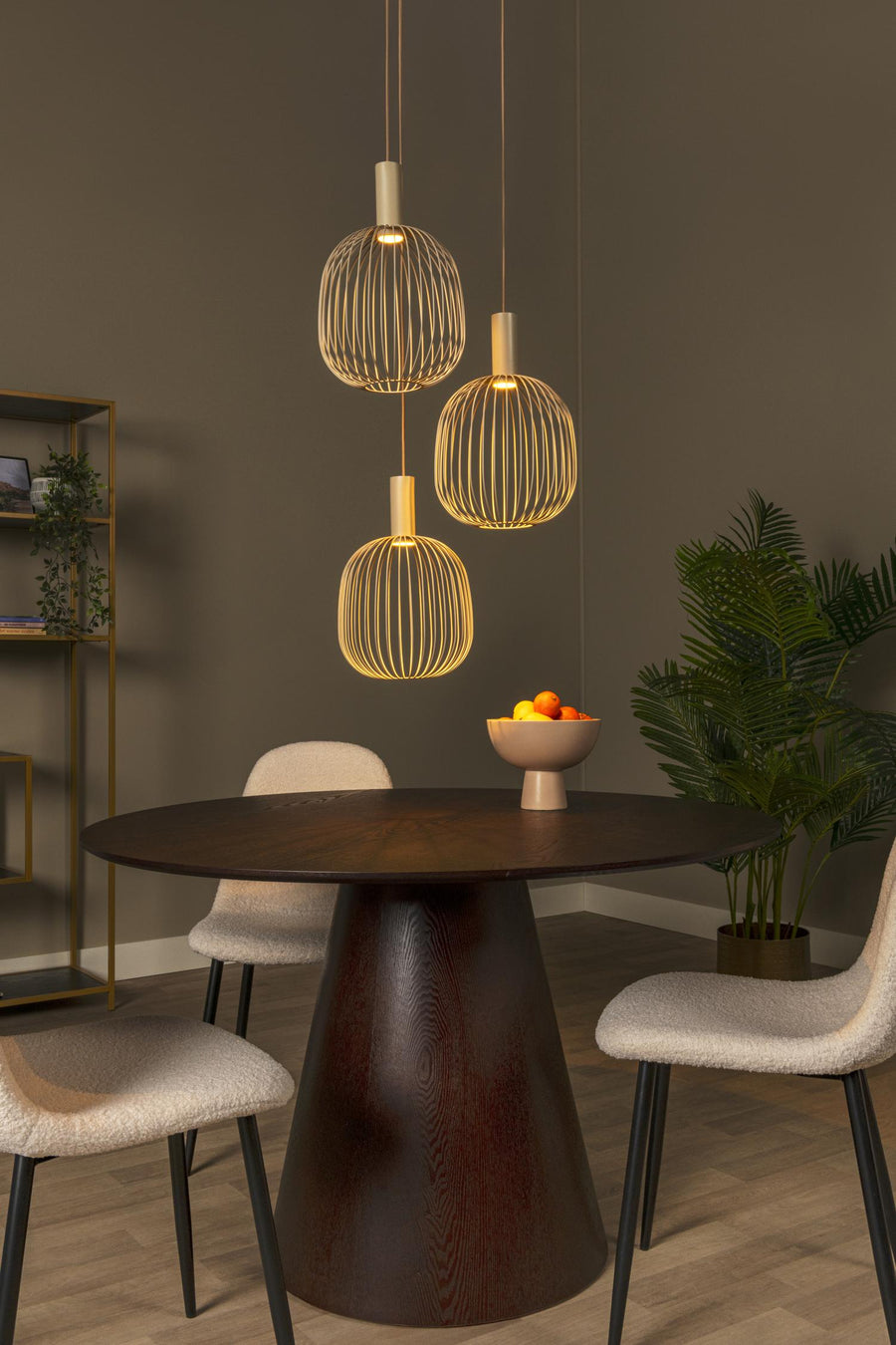 Lucide ESTEREL hanglamp 3 × GU10, taupe