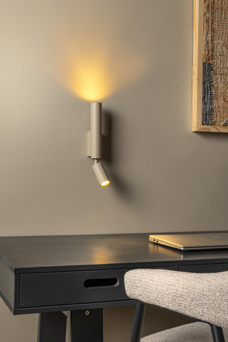 Lucide OTIMO wandspot 2 × GU10, taupe
