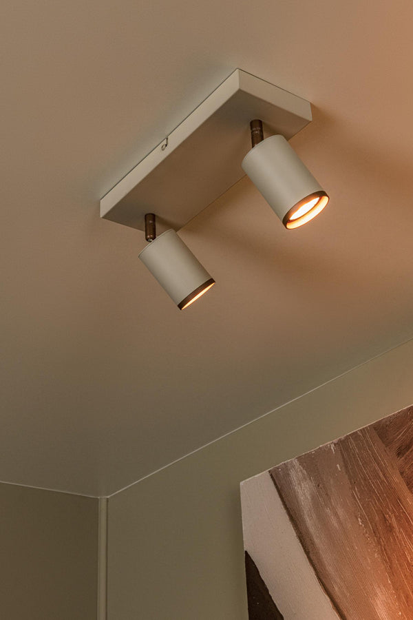 Lucide REGINA plafondspot 2 × GU10, taupe