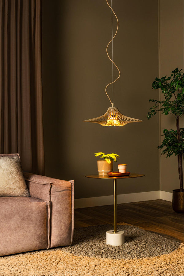 Lucide ELLIS hanglamp Ø 50 cm, E27, taupe