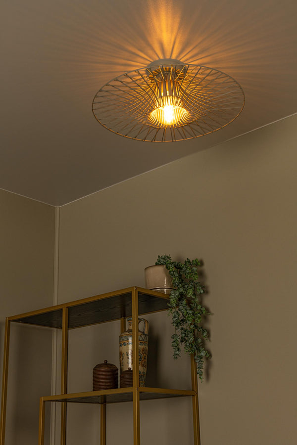 Lucide ELLIS plafondlamp Ø 50 cm, E27, taupe