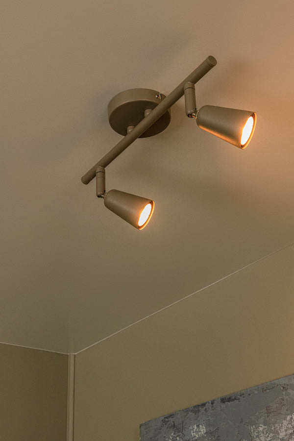 Lucide TIANA wandspot 2 × GU10, taupe