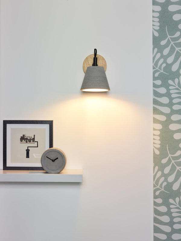 Lucide POSSIO wandlamp E14, grijs