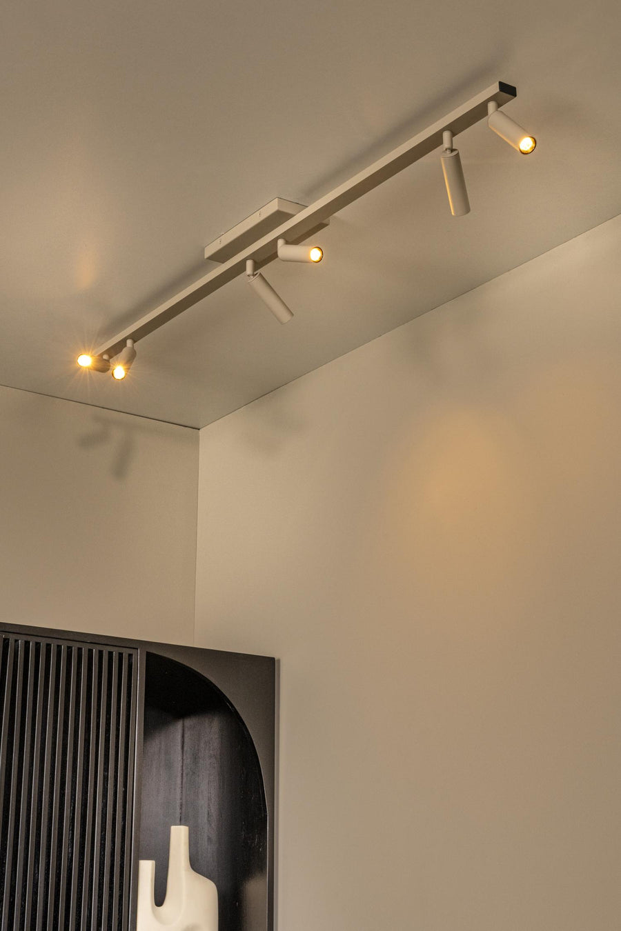 Lucide KEONI plafondspot 6 × G9, taupe