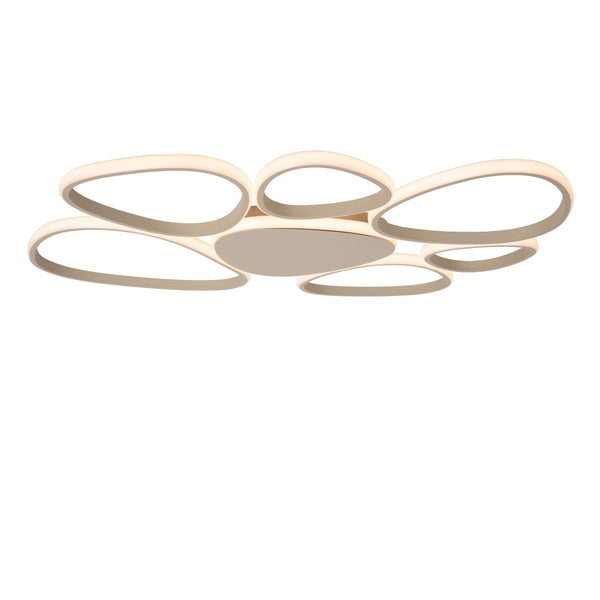 Lucide SAMLING dimbare LED-plafondlamp 72 W, 2700–4000 K, taupe