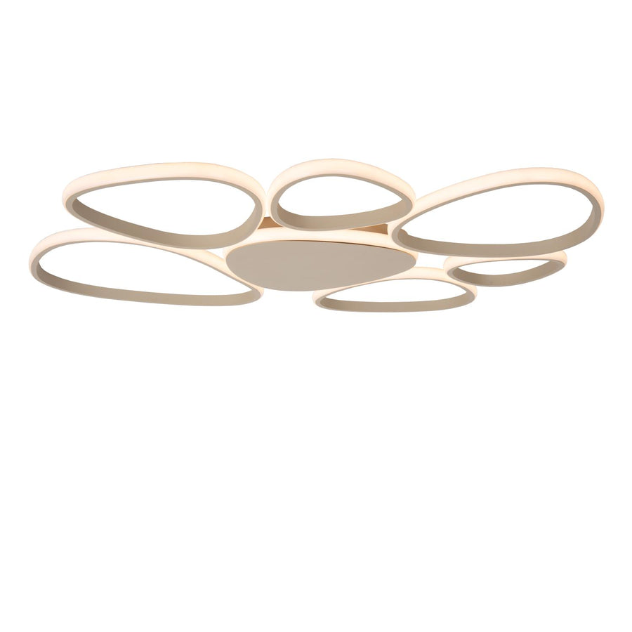Lucide SAMLING dimbare LED-plafondlamp 72 W, 2700–4000 K, taupe