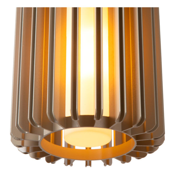 Lucide LAMBRES hanglamp Ø 15 cm, E27, taupe