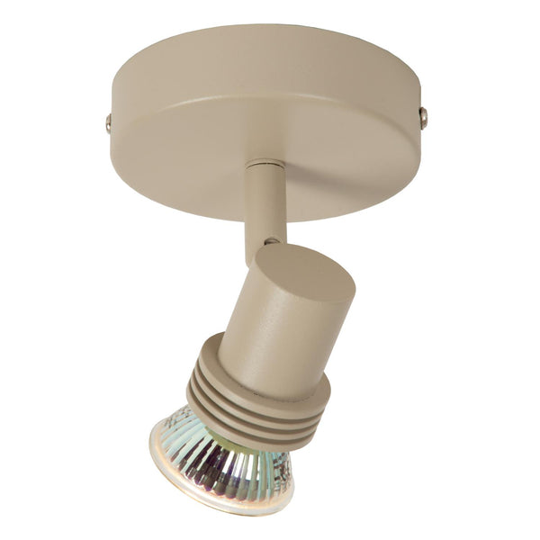 Lucide KIANTI plafondspot Ø 10 cm, GU10, taupe