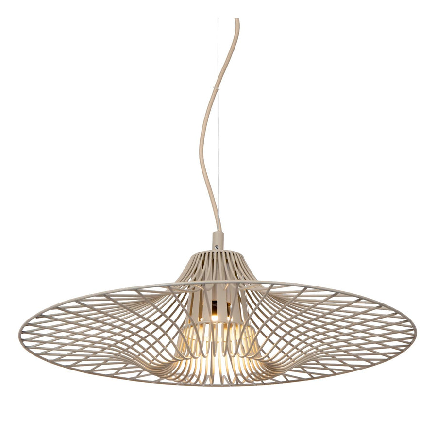 Lucide ELLIS hanglamp Ø 50 cm, E27, taupe