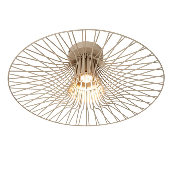 Lucide ELLIS plafondlamp Ø 50 cm, E27, taupe
