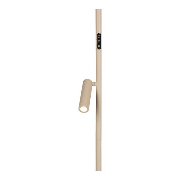 Lucide ORTOLAN LED-vloerlamp 2700–4000 K, taupe