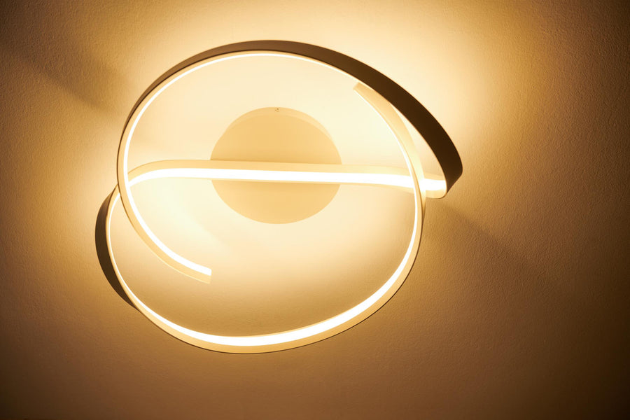 Lucide MENUET dimbare LED-plafondlamp Ø 60 cm, 46 W, 2200–3000 K, taupe
