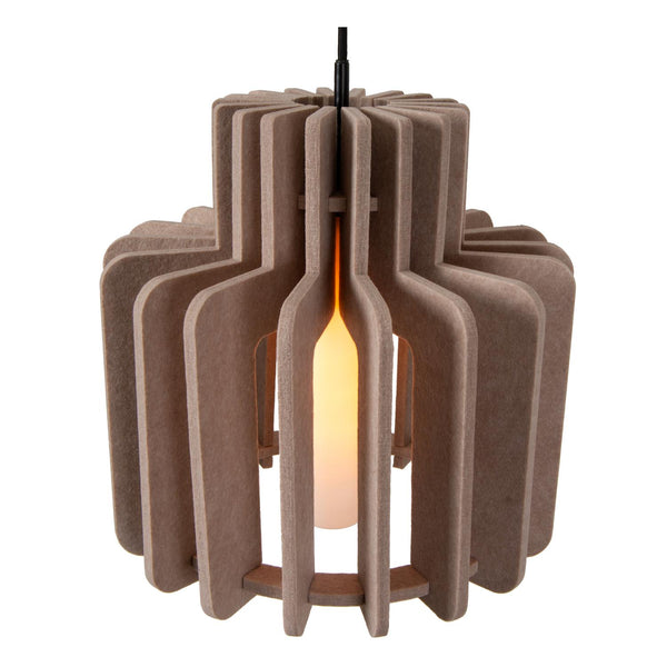 Lucide ROLLO hanglamp E27, taupe