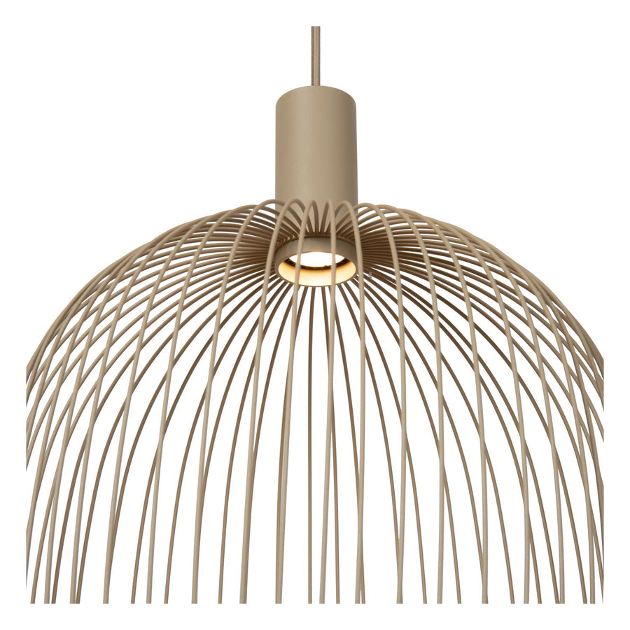Lucide ESTEREL hanglamp Ø 40 cm, GU10, taupe