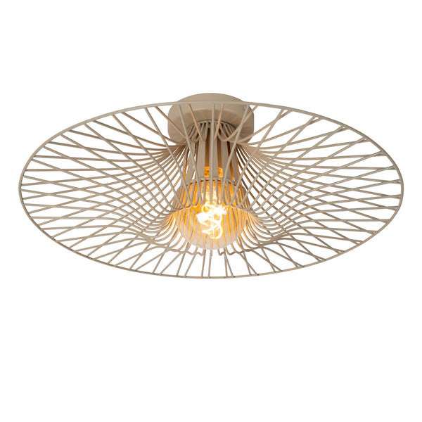 Lucide ELLIS plafondlamp Ø 50 cm, E27, taupe