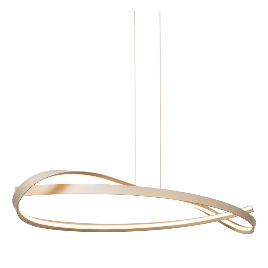 Lucide MENUET dimbare LED-hanglamp 46 W, 2200–3000 K, taupe