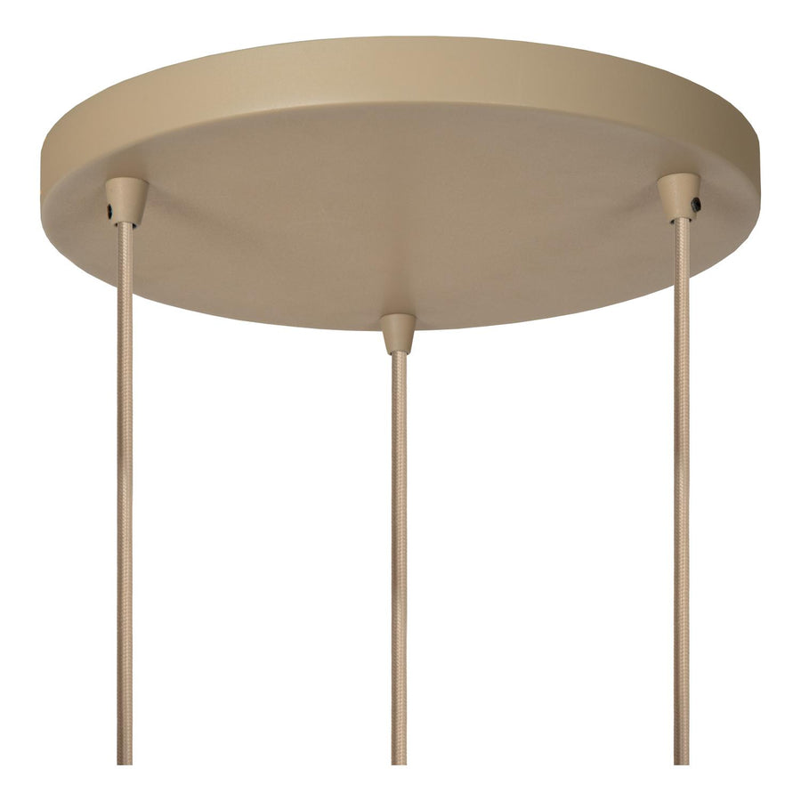 Lucide ESTEREL hanglamp 3 × GU10, taupe