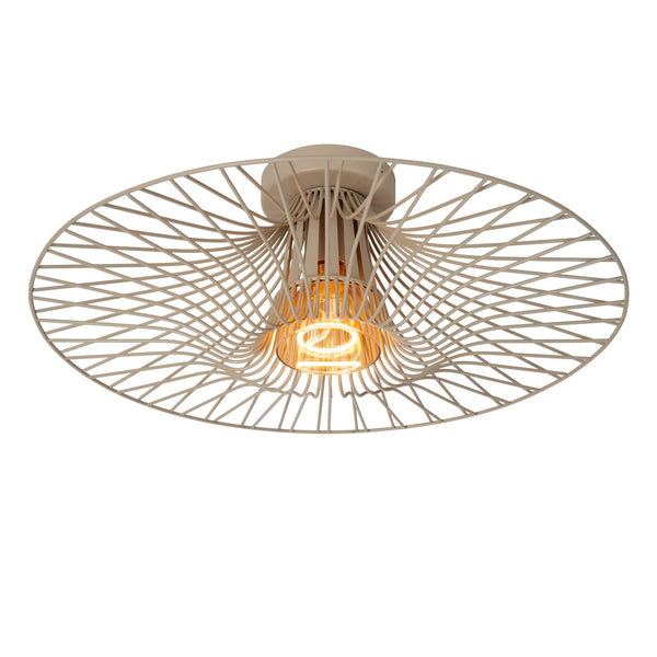 Lucide ELLIS plafondlamp Ø 50 cm, E27, taupe