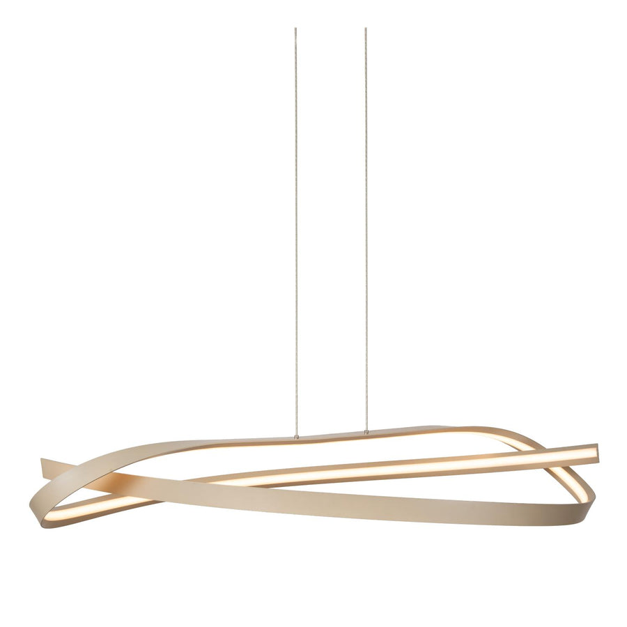 Lucide MENUET dimbare LED-hanglamp 46 W, 2200–3000 K, taupe