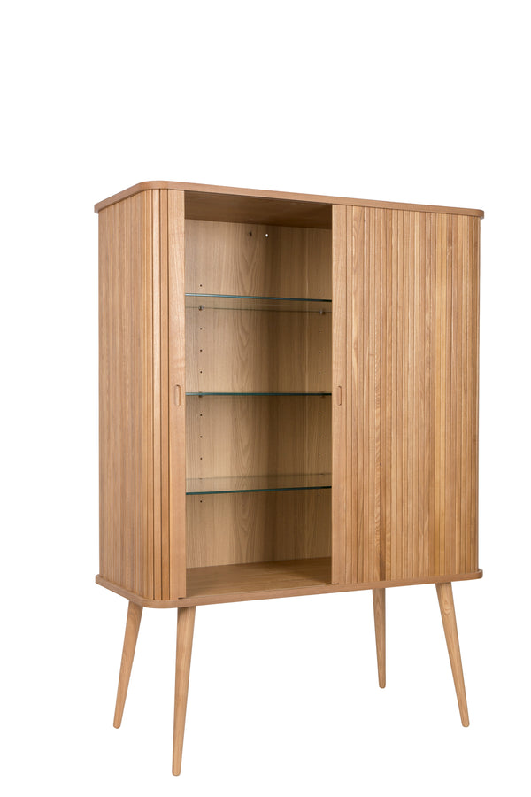 Barbier kast/ opbergkast hout naturel