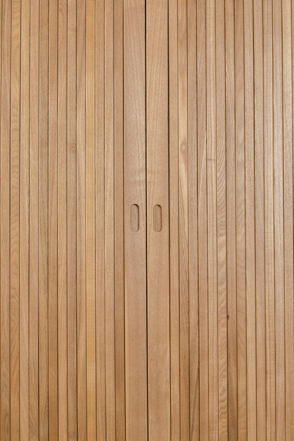 Barbier kast/ opbergkast hout naturel