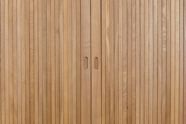 Barbier kast/ opbergkast hout naturel