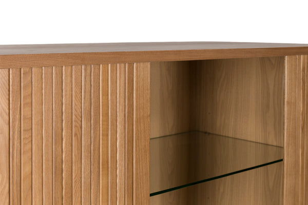 Barbier kast/ opbergkast hout naturel