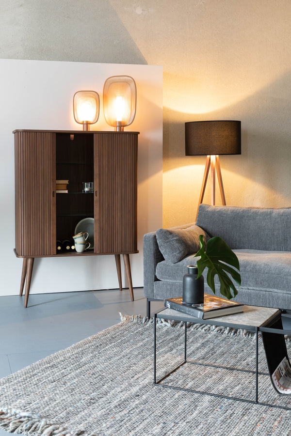 Kast Barbier Notenhout