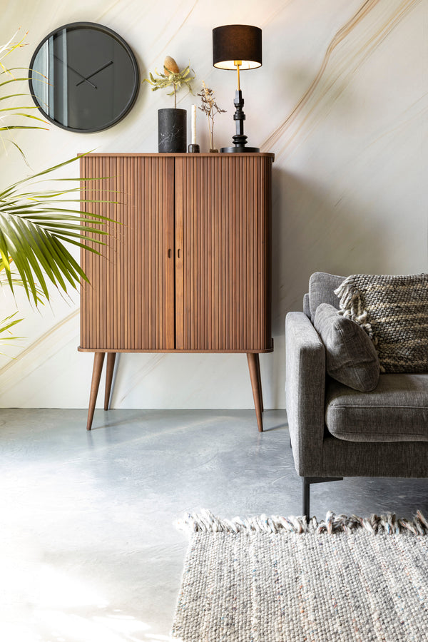 Kast Barbier Notenhout