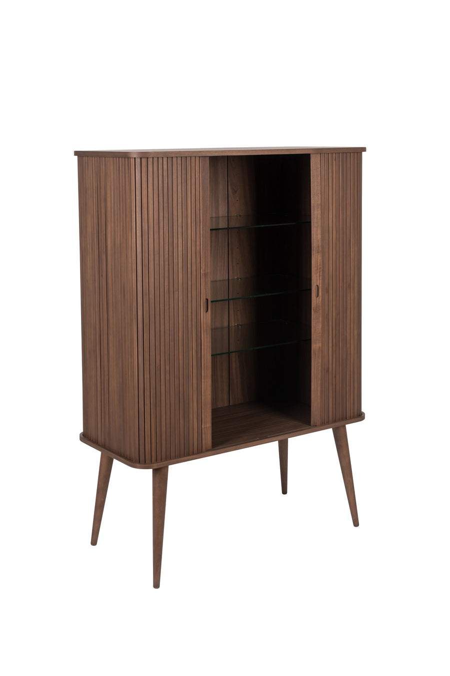 Kast Barbier Notenhout