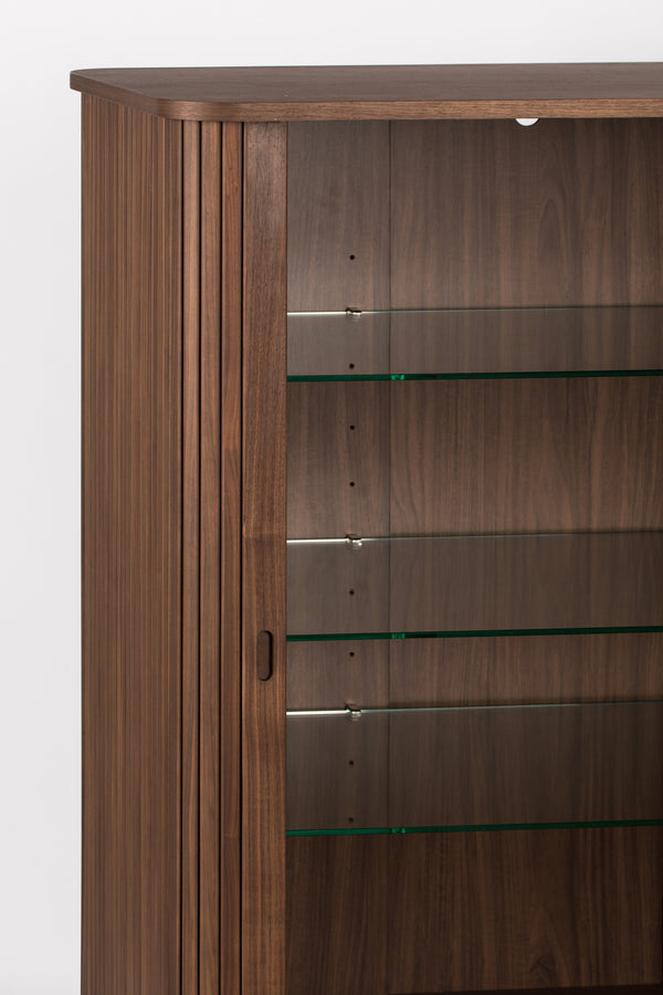 Kast Barbier Notenhout