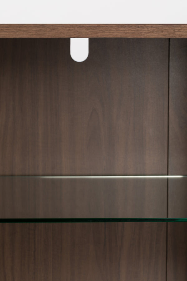 Kast Barbier Notenhout