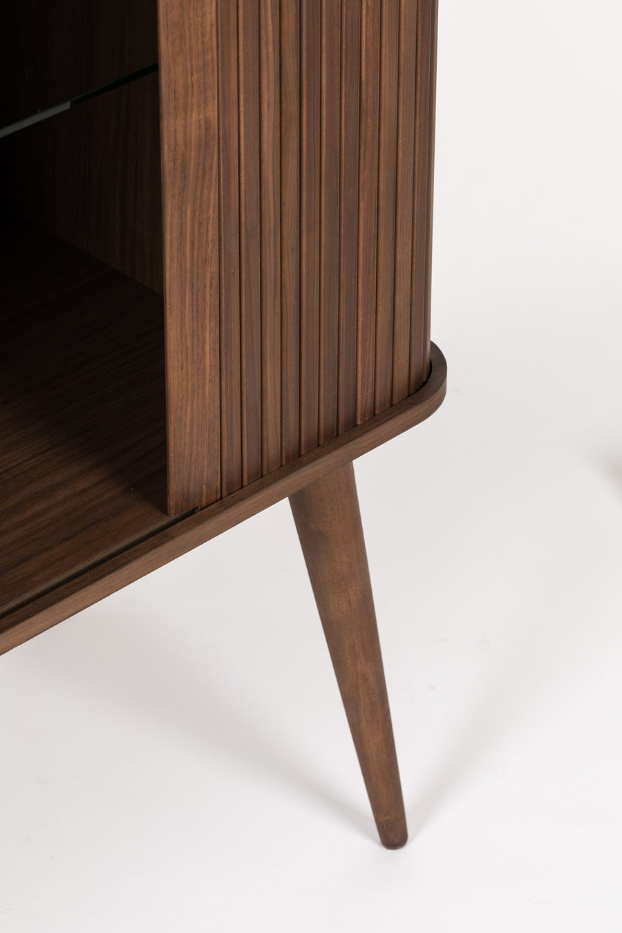 Kast Barbier Notenhout