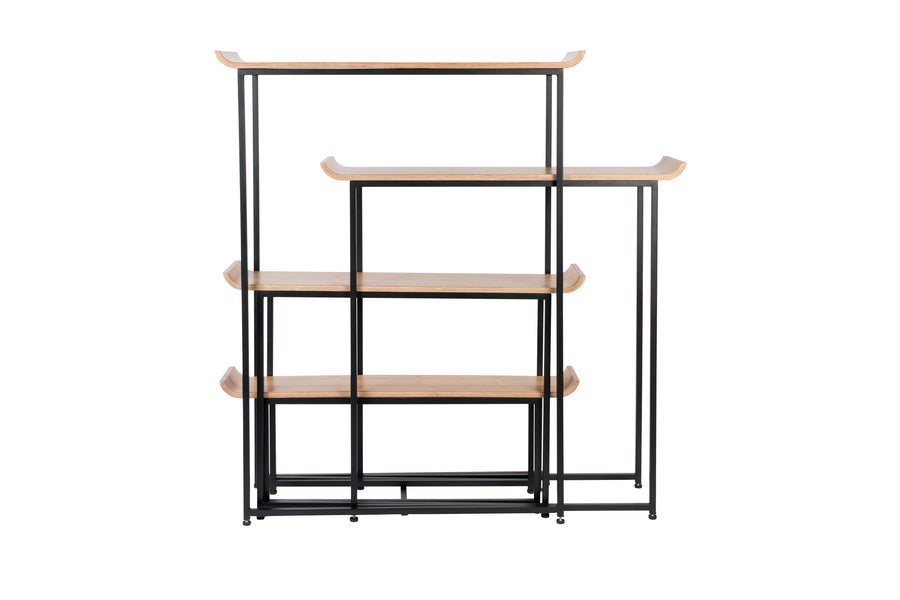 Flodka kast/ stellingkast hout/ metaal