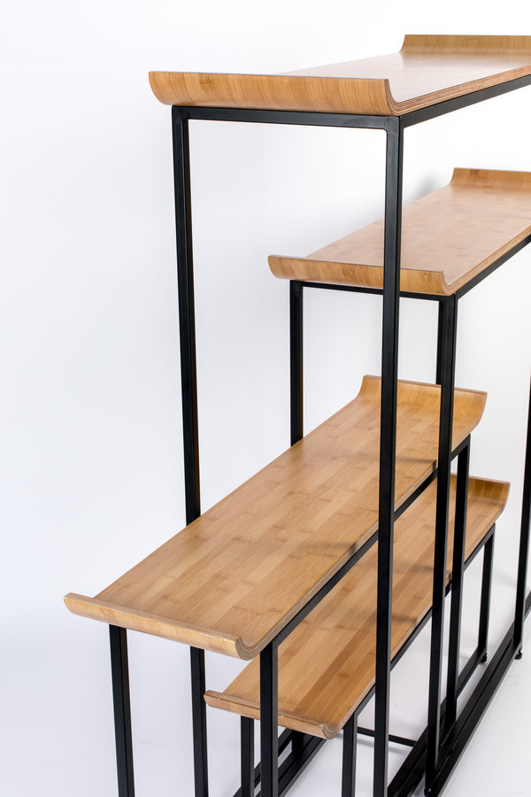 Flodka kast/ stellingkast hout/ metaal