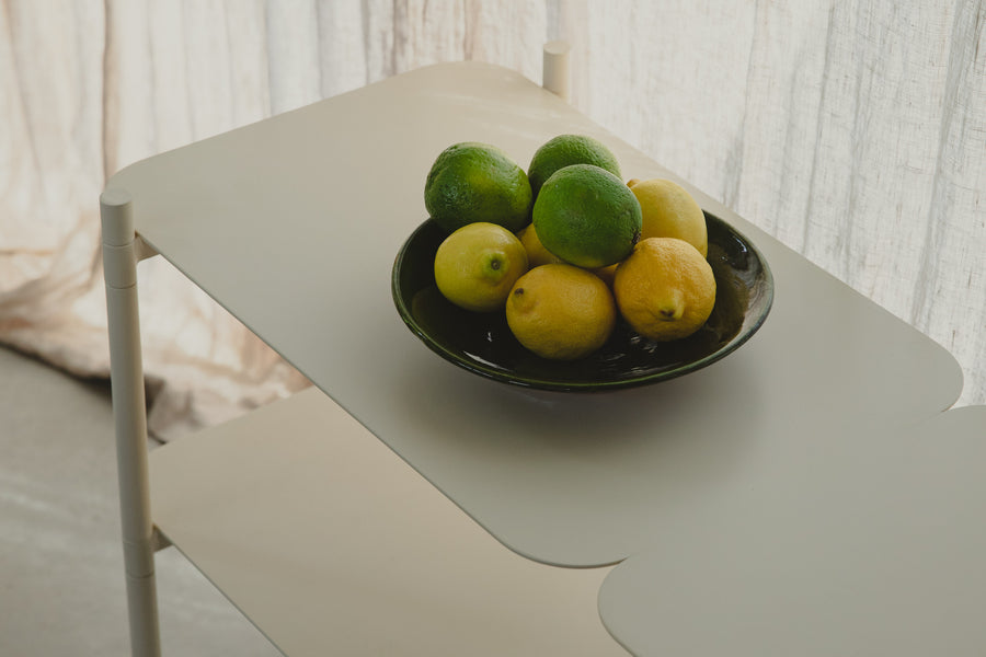 River kast/ stellingkast 100 cm rice/ beige